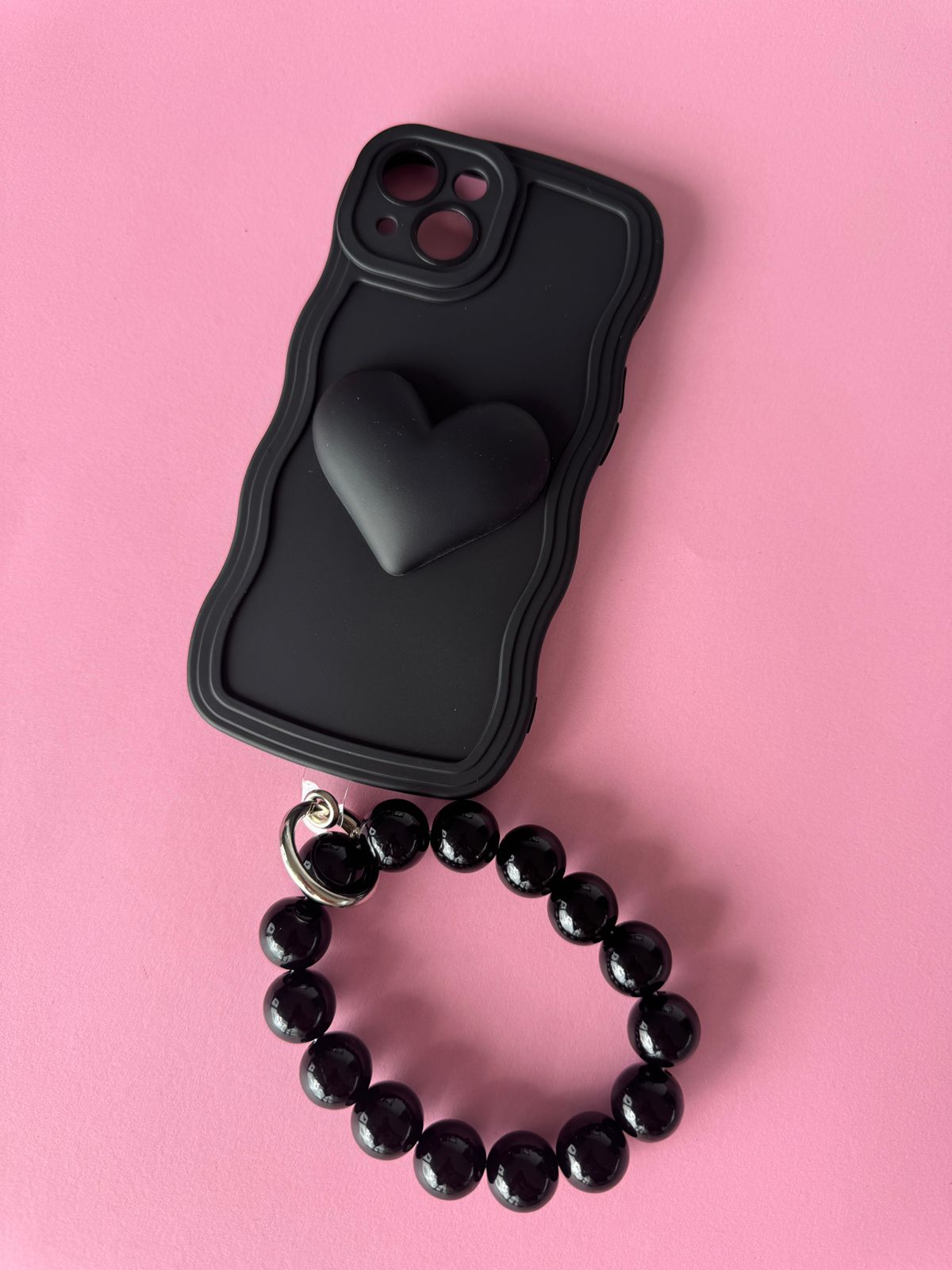Black Heart Pulsera Case