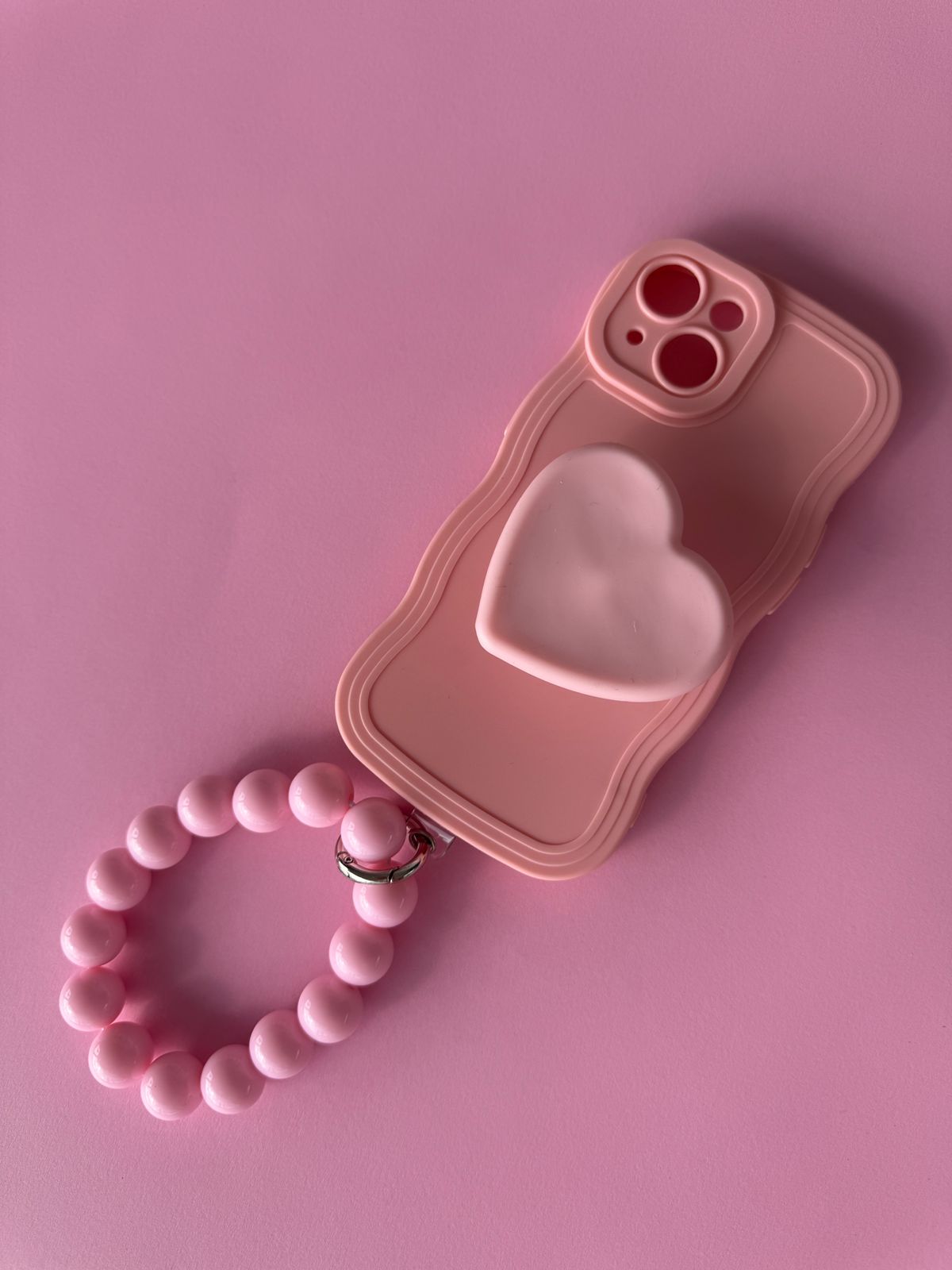 Heart Pop Socket Pulsera Case