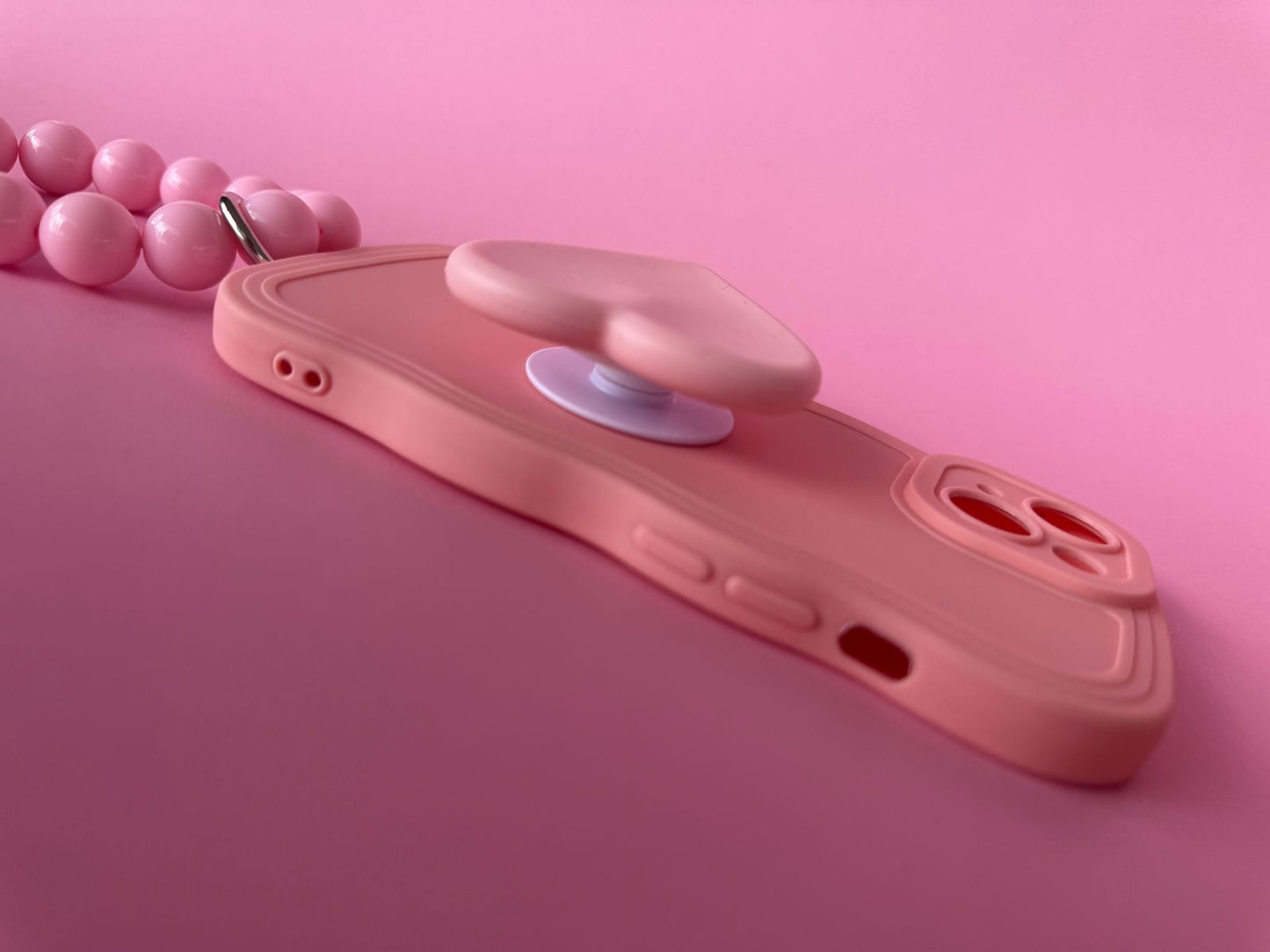 Heart Pop Socket Pulsera Case
