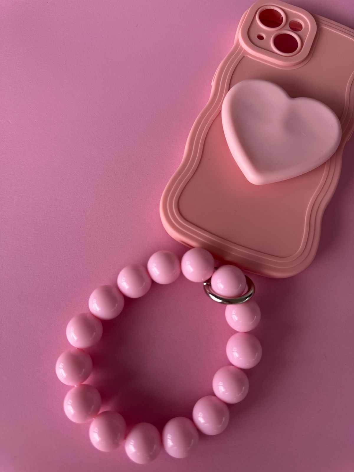 Heart Pop Socket Pulsera Case