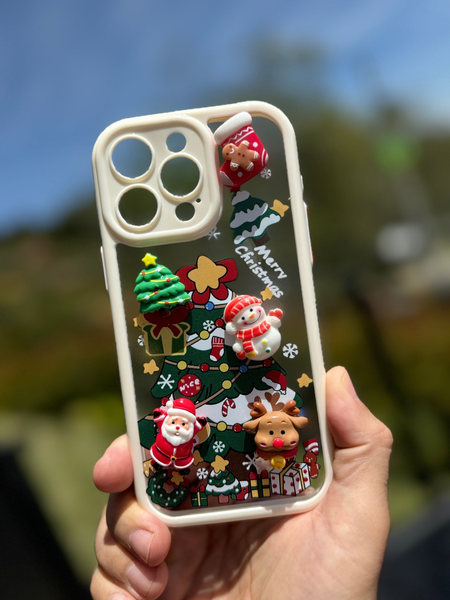 Christmas White Case