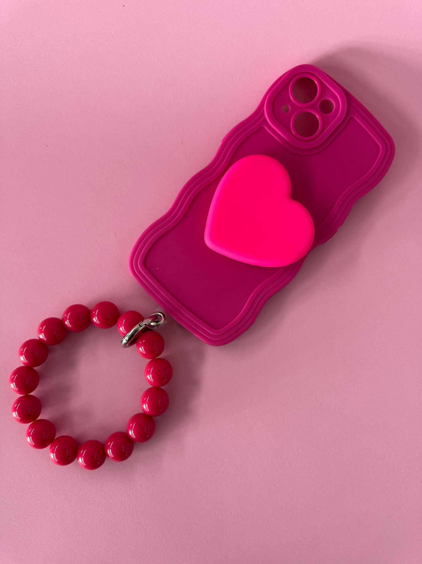 Heart Pop Socket Pulsera Case