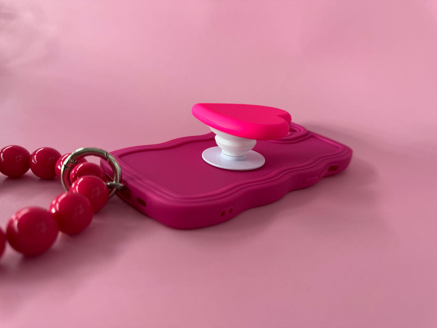 Heart Pop Socket Pulsera Case