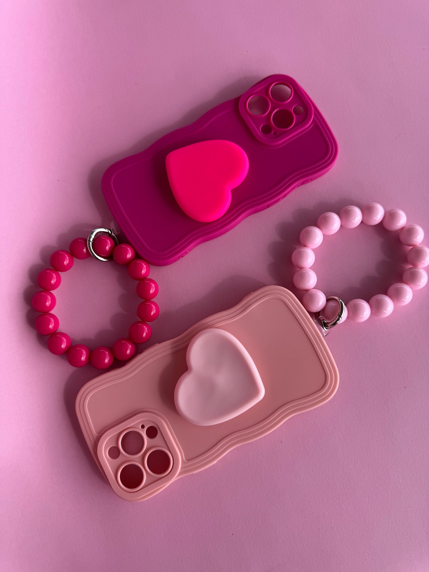 Heart Pop Socket Pulsera Case
