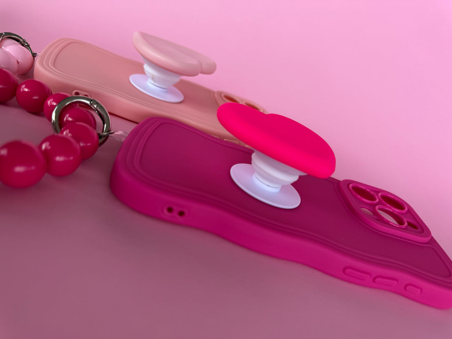 Heart Pop Socket Pulsera Case